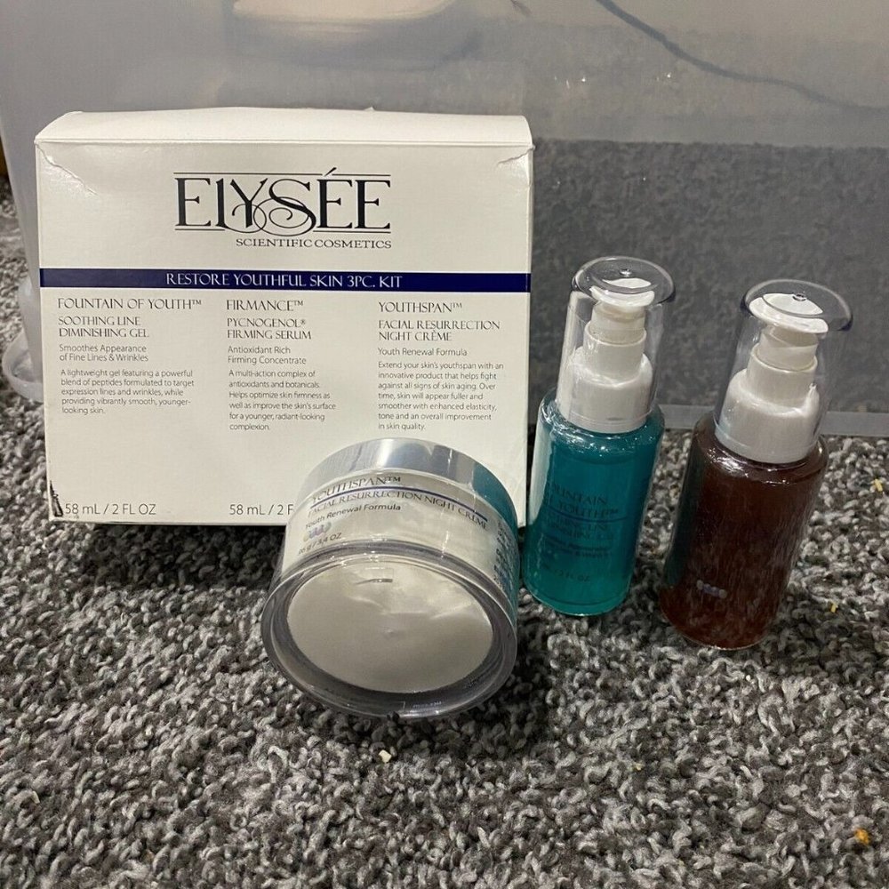 Elysee Restore Youthful Skin 3 piece Kit NIB SEALED